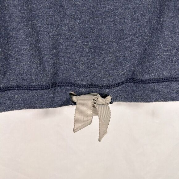 Lululemon Hoodie Sweater Women's 8 Blue Short Sleeve Pockets Drawstring - Picture 4 of 11